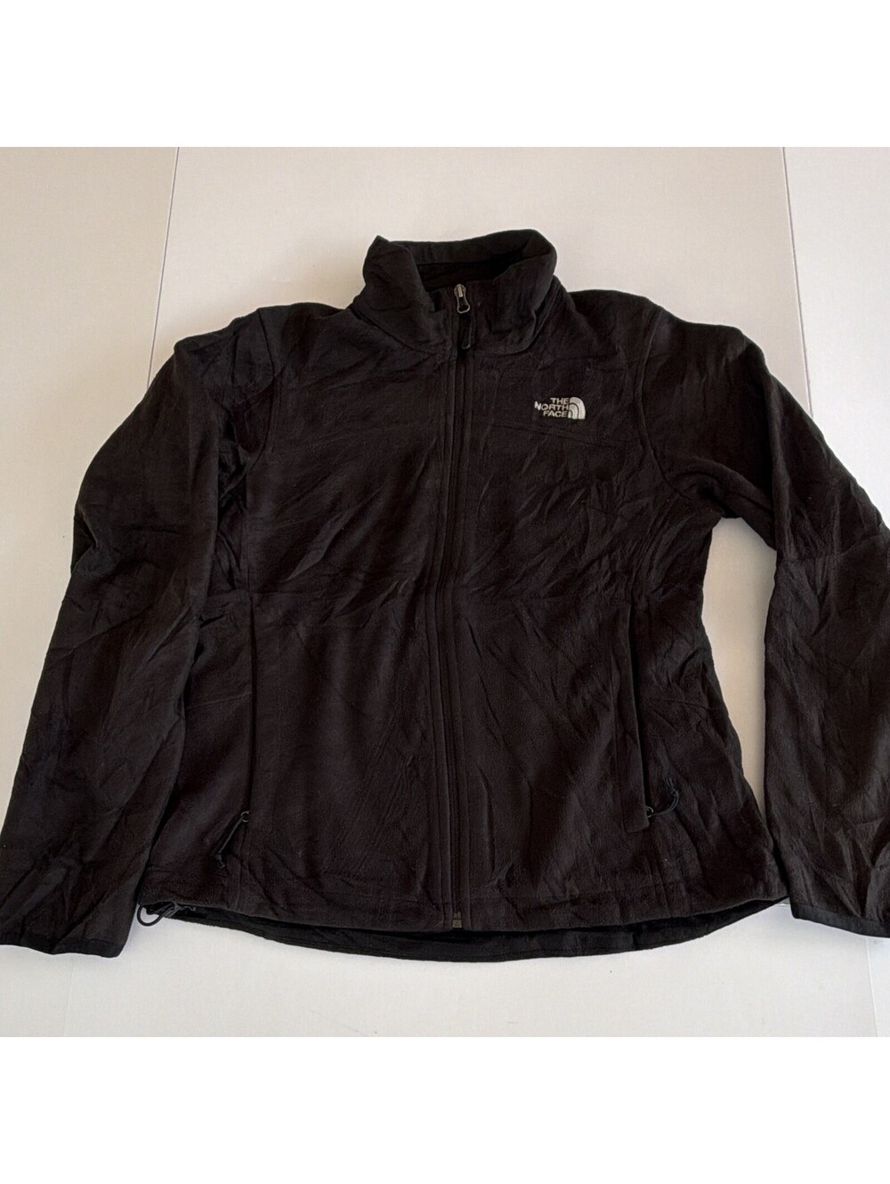 The North Face Denali Women’s Black Solid Zip-Front Pocket Short Jacket M